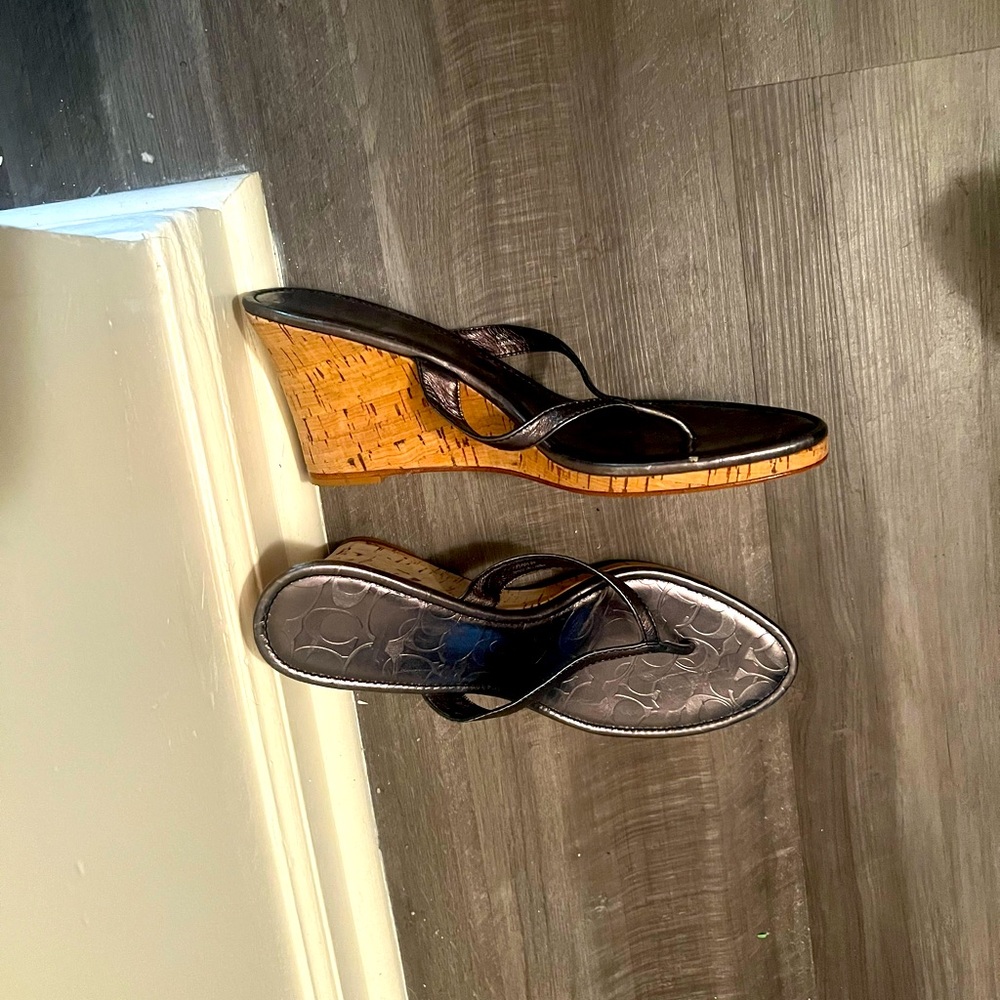 Coach wedges size 11